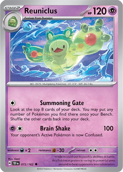 SV5 - Temporal Forces - 072/162 - Reuniclus - Uncommon Reverse