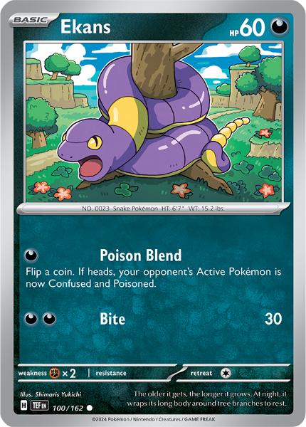 SV5 - Temporal Forces - 100/162 - Ekans - Common Reverse