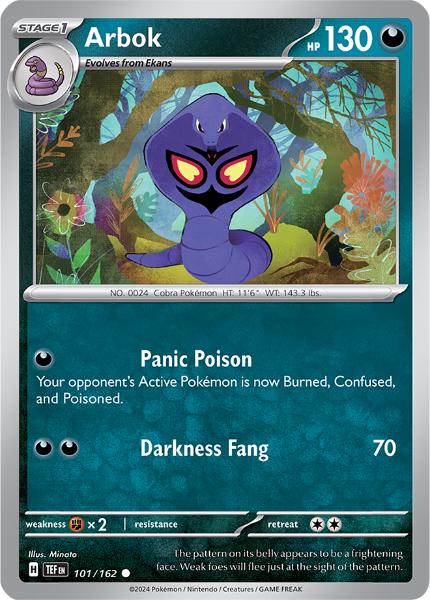 SV5 - Temporal Forces - 101/162 - Arbok - Common Reverse