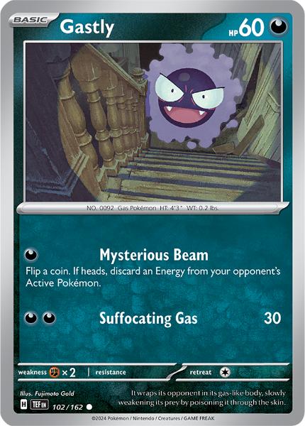 SV5 - Temporal Forces - 102/162 - Gastly - Common Reverse