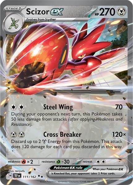 SV5 - Temporal Forces - 111/162 - Scizor ex - Double Rare