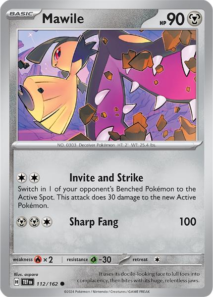 SV5 - Temporal Forces - 112/162 - Mawile - Common Reverse