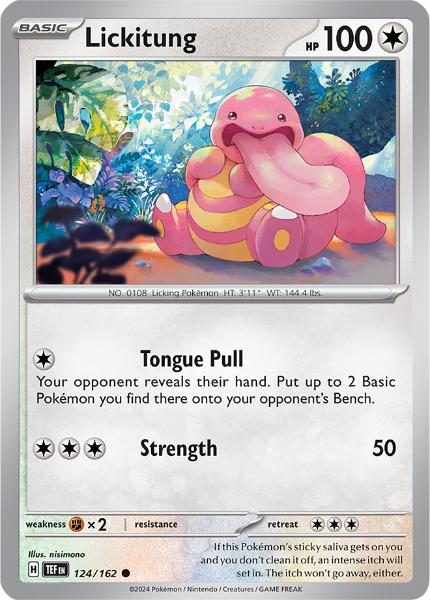 SV5 - Temporal Forces - 124/162 - Lickitung - Common Reverse