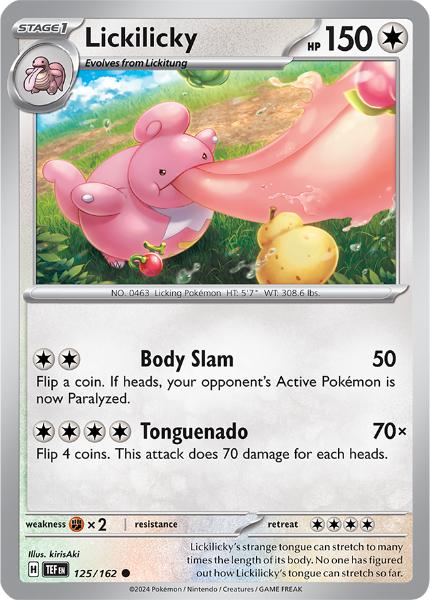 SV5 - Temporal Forces - 125/162 - Lickilicky - Common