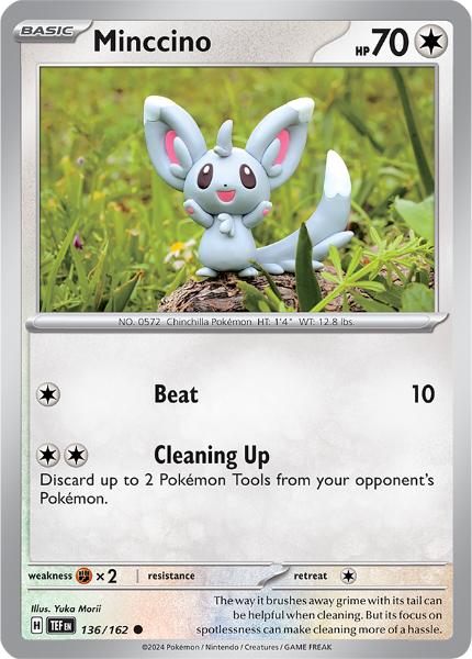 SV5 - Temporal Forces - 136/162 - Minccino - Common Reverse