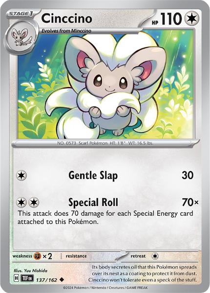 SV5 - Temporal Forces - 137/162 - Cinccino - Uncommon