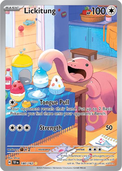 SV5 - Temporal Forces - 180/162 - Lickitung - Illustration Rare