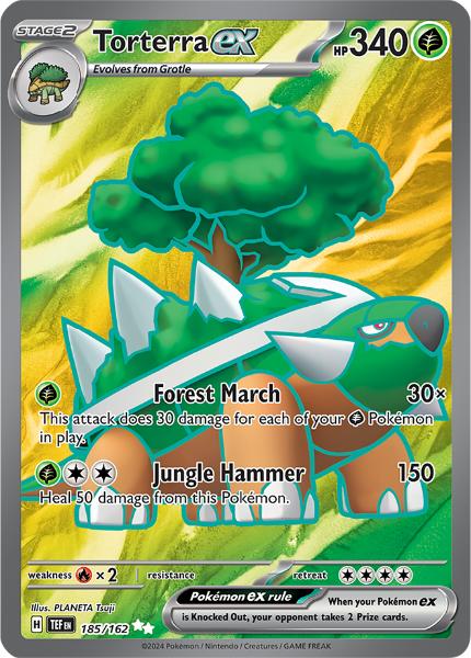 SV5 - Temporal Forces - 185/162 - Torterra ex - Special Illustration Rare