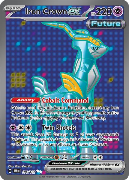 SV5 - Temporal Forces - 191/162 - Iron Crown ex - Special Illustration Rare