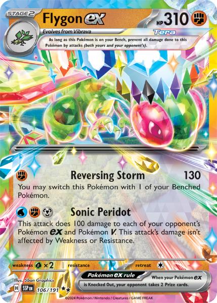 SV8 - Surging Sparks - 106/191 - Flygon ex - Double Rare