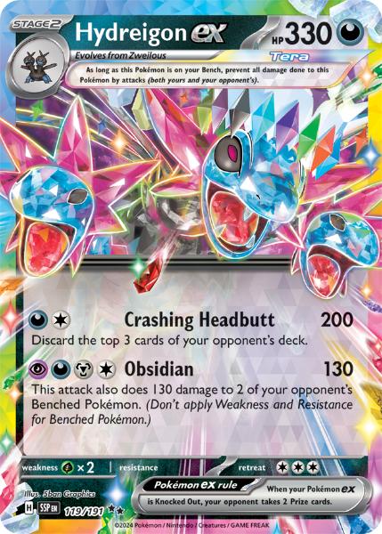 SV8 - Surging Sparks - 119/191 - Hydreigon ex - Double Rare