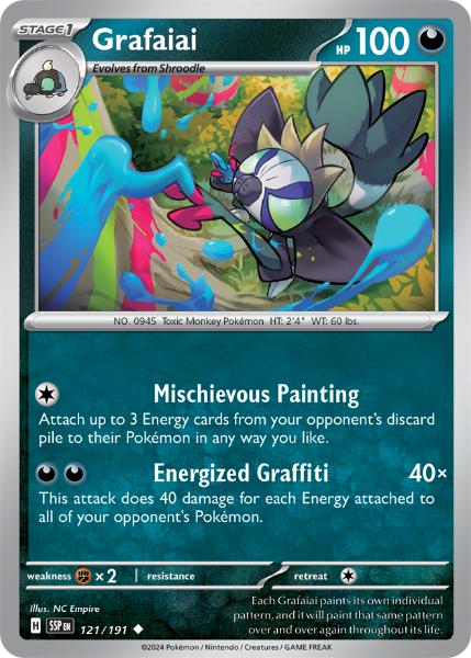 SV8 - Surging Sparks - 121/191 - Grafaiai - Uncommon Reverse
