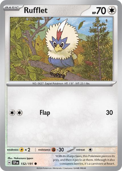 SV8 - Surging Sparks - 152/191 - Rufflet - Common