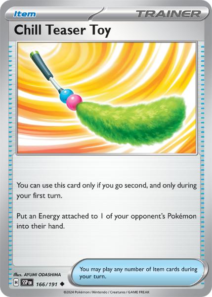 SV8 - Surging Sparks - 166/191 - Chill Teaser Toy - Uncommon Reverse