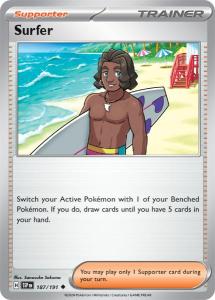 SV8 - Surging Sparks - 187/191 - Surfer - Uncommon