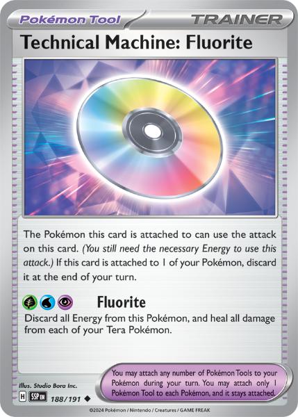 SV8 - Surging Sparks - 188/191 - Technical Machine: Fluorite - Uncommon Reverse