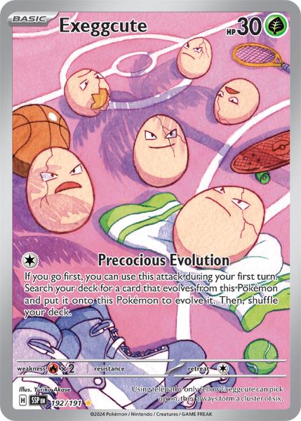 SV8 - Surging Sparks - 192/191 - Exeggcute - Illustration Rare