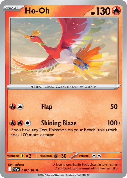 SV8 - Surging Sparks - 019/191 - Ho-Oh - Uncommon