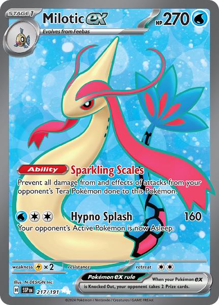 SV8 - Surging Sparks - 217/191 - Milotic ex - Special Illustration Rare