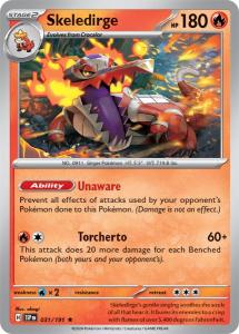 SV8 - Surging Sparks - 031/191 - Skeledirge - Rare
