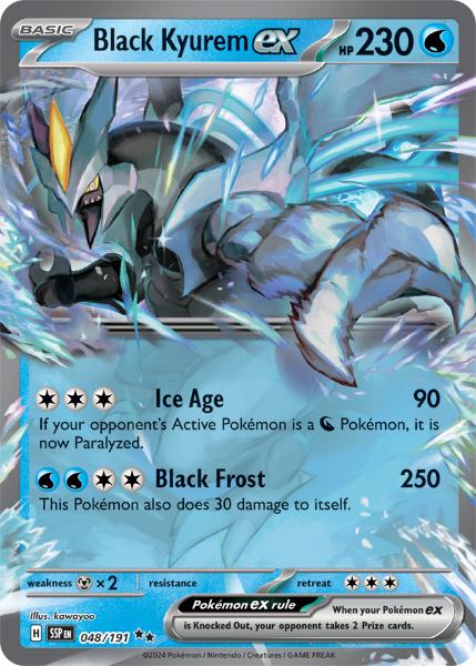 SV8 - Surging Sparks - 048/191 - Black Kyurem ex - Double Rare