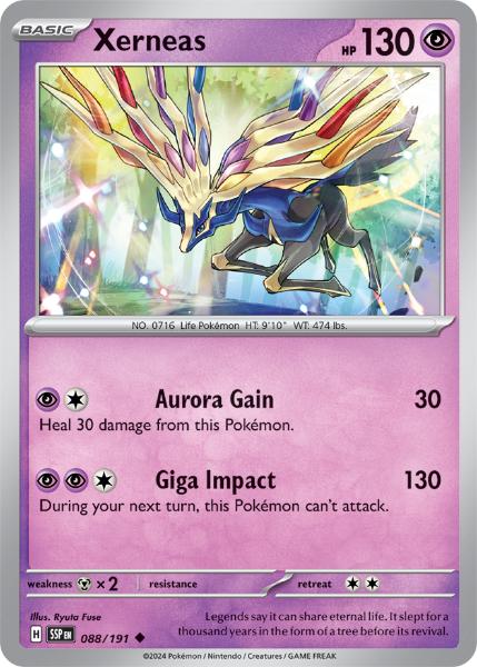 SV8 - Surging Sparks - 088/191 - Xerneas - Uncommon Reverse