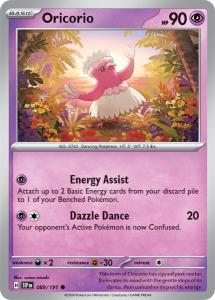 SV8 - Surging Sparks - 089/191 - Oricorio - Common Reverse