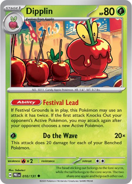SV8.5 - Prismatic Evolutions - 010/131 - Dipplin - Uncommon - Master Ball