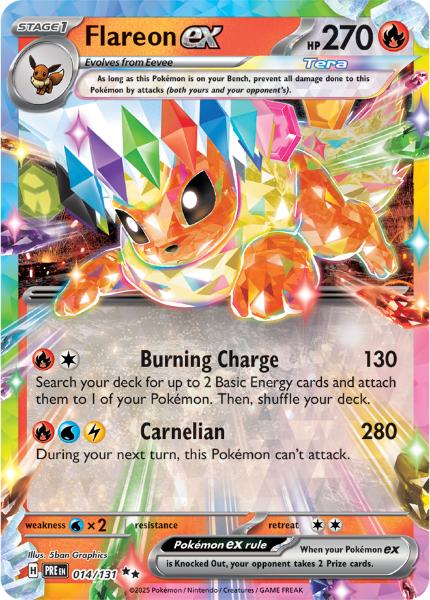 SV8.5 - Prismatic Evolutions - 014/131 - Flareon ex - Double Rare