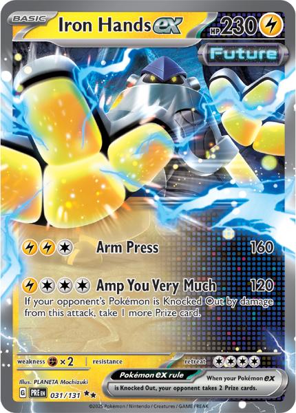 SV8.5 - Prismatic Evolutions - 031/131 - Iron Hands ex - Double Rare