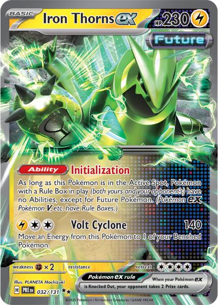 SV8.5 - Prismatic Evolutions - 032/131 - Iron Thorns ex - Double Rare