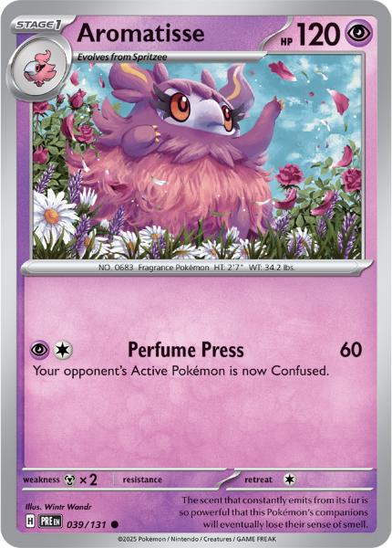 SV8.5 - Prismatic Evolutions - 039/131 - Aromatisse - Common - Poké Ball