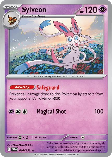 SV8.5 - Prismatic Evolutions - 040/131 - Sylveon - Rare - Poké Ball