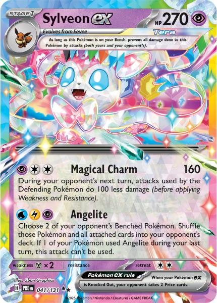 SV8.5 - Prismatic Evolutions - 041/131 - Sylveon ex - Double Rare