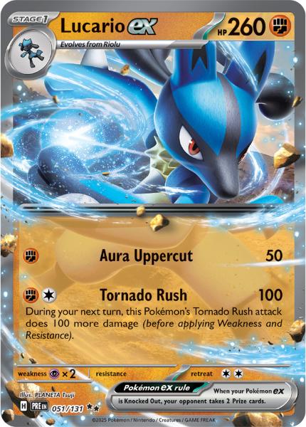 SV8.5 - Prismatic Evolutions - 051/131 - Lucario ex - Double Rare