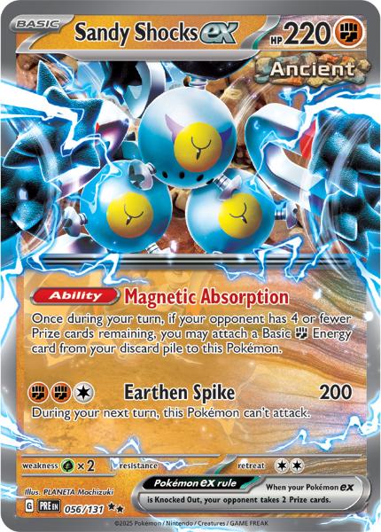 SV8.5 - Prismatic Evolutions - 056/131 - Sandy Shocks ex - Double Rare