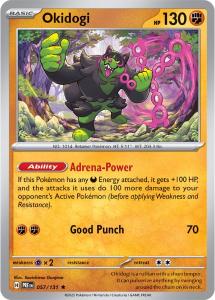 SV8.5 - Prismatic Evolutions - 057/131 - Okidogi - Rare - Poké Ball