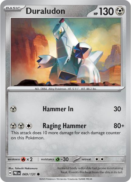 SV8.5 - Prismatic Evolutions - 069/131 - Duraludon - Common - Poké Ball