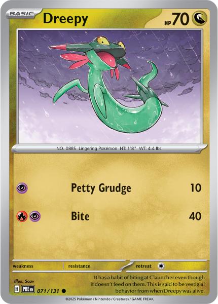 SV8.5 - Prismatic Evolutions - 071/131 - Dreepy - Common - Poké Ball