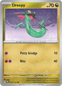SV8.5 - Prismatic Evolutions - 071/131 - Dreepy - Common - Reverse Holo