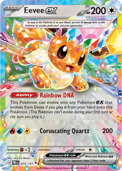 SV8.5 - Prismatic Evolutions - 075/131 - Eevee ex - Double Rare