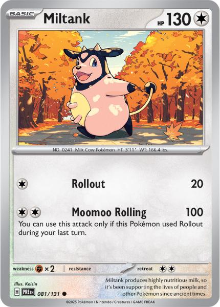 SV8.5 - Prismatic Evolutions - 081/131 - Miltank - Common - Reverse Holo