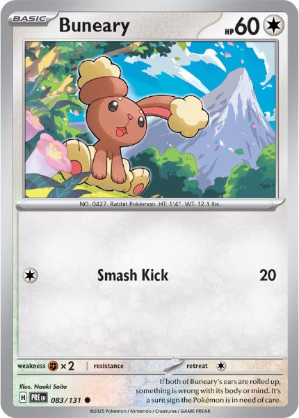 SV8.5 - Prismatic Evolutions - 083/131 - Buneary - Common - Poké Ball