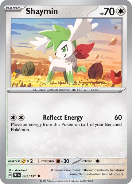 SV8.5 - Prismatic Evolutions - 087/131 - Shaymin - Uncommon - Master Ball