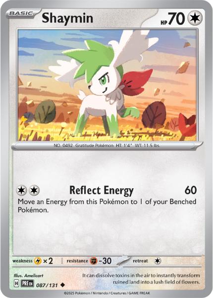 SV8.5 - Prismatic Evolutions - 087/131 - Shaymin - Uncommon - Poké Ball