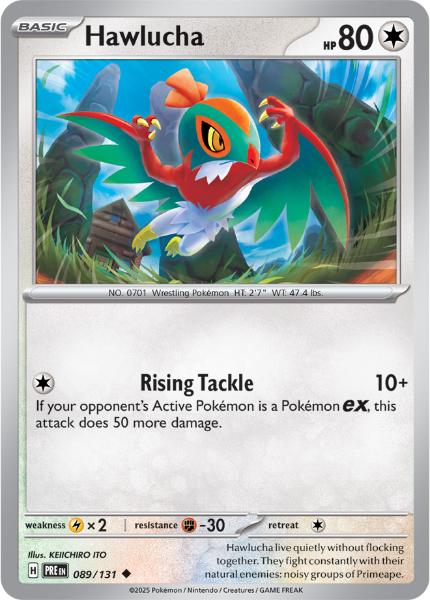 SV8.5 - Prismatic Evolutions - 089/131 - Hawlucha - Uncommon - Poké Ball