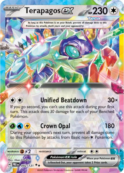 SV8.5 - Prismatic Evolutions - 092/131 - Terapagos ex - Double Rare