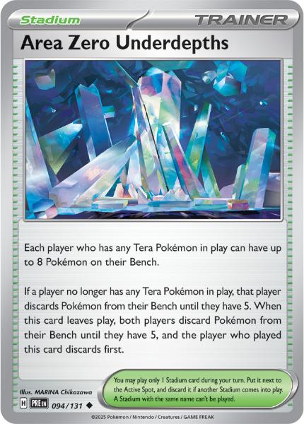 SV8.5 - Prismatic Evolutions - 094/131 - Area Zero Underdepths - Uncommon - Reverse Holo