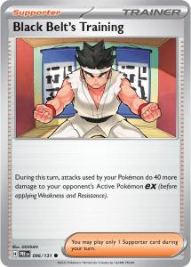 SV8.5 - Prismatic Evolutions - 096/131 - Black Belt's Practice - Common - Poké Ball