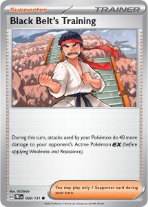 SV8.5 - Prismatic Evolutions - 098/131 - Black Belt's Practice - Common - Poké Ball